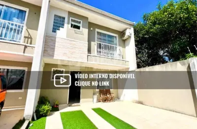 Sobrado 112 m² semimobiliado à venda condomínio river town residence uberaba - curitiba
