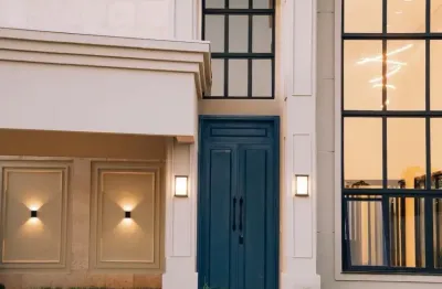 Lindíssima casa térrea, estilo neoclássica - florais do parque