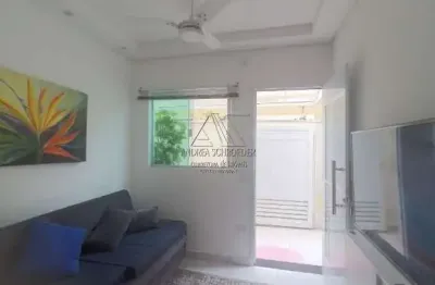 Casa  2 quartos em condomínio com Área Gourmet - Vila Caiçara - Praia Grande - SP - AS 21