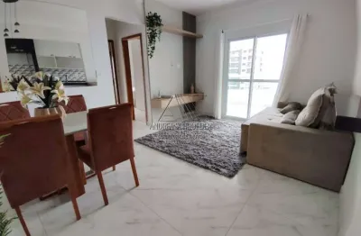 Apartamento 2 dormitórios mobiliado- 100 mts praia - Vista mar definitiva - AS 102