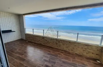 Apartamento 2 quartos frente mar com vista total no florida em praia grande - as 111