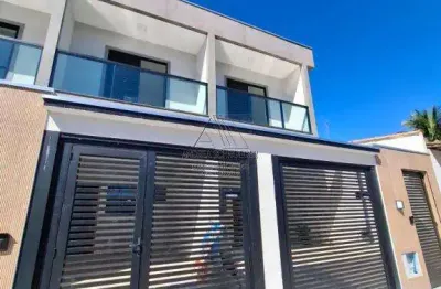 Sobrado 2 quartos Sacada - 350 metros mar - Vila Caiçara - Praia Grande - SP - AS 145