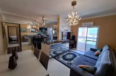 Apartamento 2 quartos Totalmente Mobiliado - pertinho da praia na Vila Caiçara em Praia Grande - AS 167