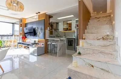 Cobertura dúplex com 3 quartos 1 suíte 2 vagas rua silenciosa à venda