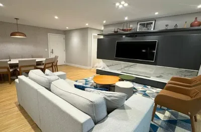 Apartamento ensolarado, semimobiliado com 3 suítes à venda