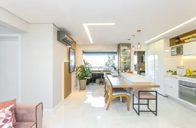 Apartamento mobiliado com 2 quartos sendo 1 suíte 2 vagas no portão