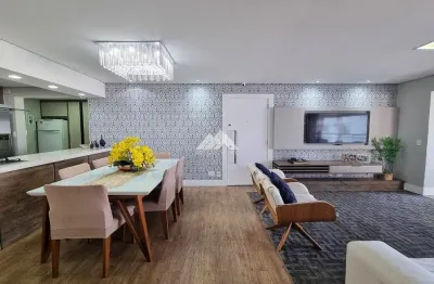 Apartamento semimobiliado com 3 suítes sacada com churrasqueira 2 vagas à venda