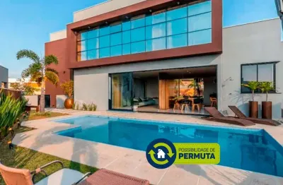 Casa com 4 quartos à venda na Rua Júlio Cassola, Alphaville Nova Esplanada, Votorantim