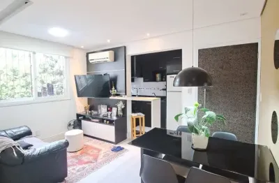 Lindo apartamento com 01 dormitório totalmente mobiliado,,sala,cozinha,banheiro