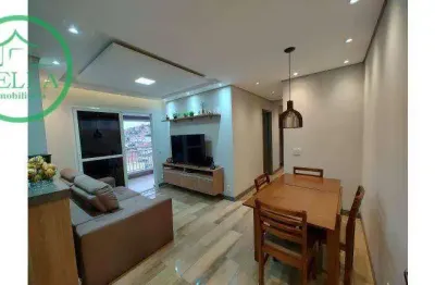 Apartamento com 3 dormitórios à venda, 75 m² por r$ 639.000,00 - chácara são joão - são paulo/sp