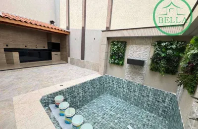 Exclusivo sobrado com acabamento de alto padrão, 3 suítes e lazer privativo