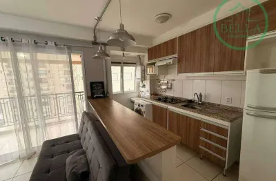Apartamento com 1 dormitório para alugar, 51 m² por r$ 5.000,00/mês - alphaville conde ii - barueri/sp