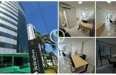Vieiralves business center - sala comercial mobiliada no vieiralves business center