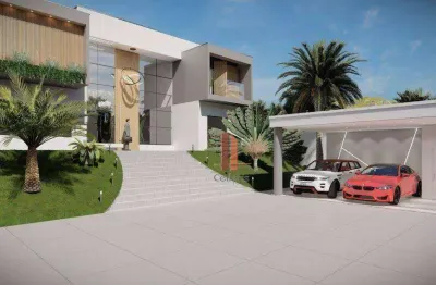 Sobrado com 3 dormitórios à venda, 270 m² por r$ 2.500.000,00 - condomínio residencial shamballa iii - atibaia/sp