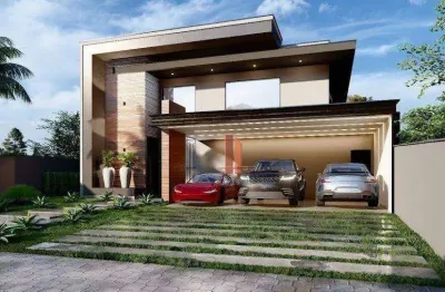 Sobrado com 4 dormitórios à venda, 299 m² por r$ 2.700.000,00 - condomínio residencial reserva ecológica atibaia - atibaia/sp