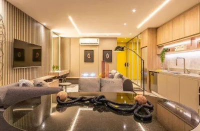 Studio com 1 dormitório à venda, 43 m² por r$ 903.408,43 - jardim anália franco - são paulo/sp