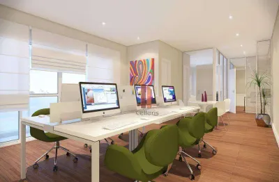 Sala à venda, 41 m² por r$ 665.000,00 - tatuapé - são paulo/sp