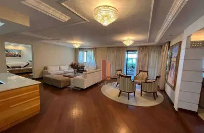 Apartamento com 4 dormitórios para alugar, 375 m² por r$ 20.679,00/mês - jardim anália franco - são paulo/sp