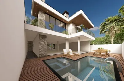 Casa contemporânea e sofisticada na pedra branca – palhoça/sc