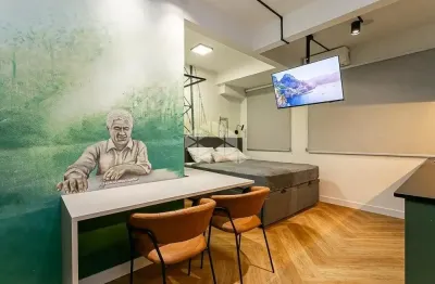 Studio mobiliado com alta rentabilidade à venda no centro de florianópolis/sc