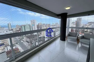 Apartamento com 3 dormitórios à venda, 149 m² por r$ 1.590.000,00 - vila guilhermina - praia grande/sp