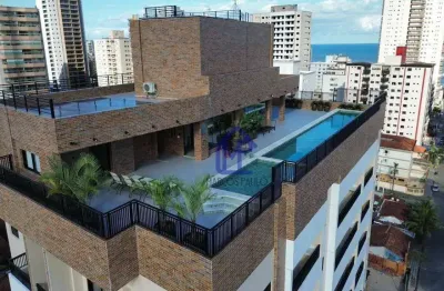 Apartamento com 2 dormitórios à venda, 73 m² por r$ 499.000,00 - aviação - praia grande/sp