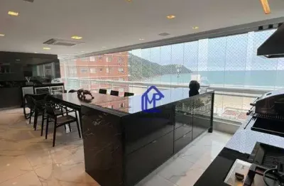 Apartamento com 4 dormitórios à venda, 250 m² por r$ 4.300.000,00 - canto do forte - praia grande/sp