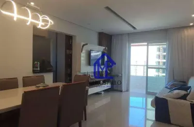 Apartamento com 2 dormitórios à venda, 92 m² por r$ 690.000,00 - vila guilhermina - praia grande/sp
