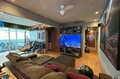 Apartamento com 3 dormitórios à venda, 120 m² por r$ 638.000,00 - vila guilhermina - praia grande/sp