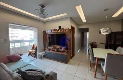 Apartamento com 3 dormitórios à venda, 119 m² por r$ 660.000,00 - aviação - praia grande/sp