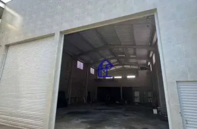 Galpão para alugar, 360 m² por r$ 15.000,00/mês - vila guilhermina - praia grande/sp