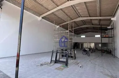 Galpão para alugar, 475 m² por r$ 16.000,00/mês - vila guilhermina - praia grande/sp