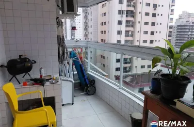 Apartamento de dois dormitórios, com 1 suíte, vista mar , na tupi.