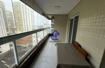 Apartamento com 2 dormitórios à venda, 92 m² por r$ 750.000,00 - aviação - praia grande/sp