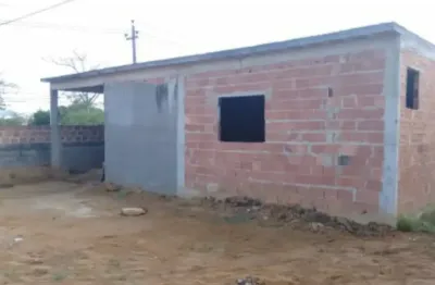 TERRENO 510m2 com 30 metros de frente + CASA 3 quartos semi acabada