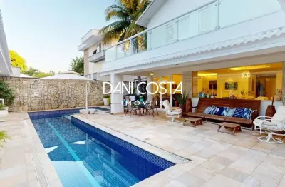 Casa no santa monica residencias, 5 suítes na barra da tijuca.