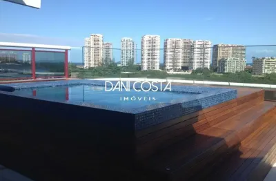 Cobertura reformada à venda na barra da tijuca no condominio  park palace , 478m². exclusiva, venha conferir!