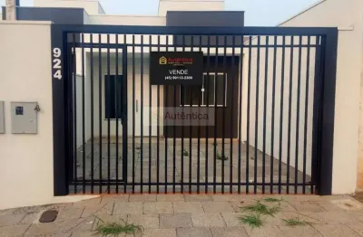 Casa para venda em cascavel, barcelona, 2 dormitórios, 1 banheiro, 2 vagas