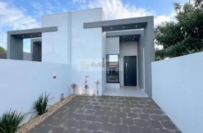 Casa para venda em cascavel, santa cruz, 3 dormitórios, 1 suíte, 2 banheiros, 2 vagas