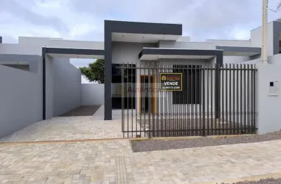 Casa para venda em cascavel, brasilia, 2 dormitórios, 1 suíte, 2 banheiros, 2 vagas