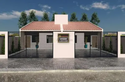 Casa para venda em cascavel, florais, 3 dormitórios, 1 banheiro, 2 vagas