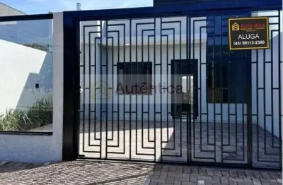Casa para locação em cascavel, tropical 4, 3 dormitórios, 1 suíte, 2 banheiros, 2 vagas