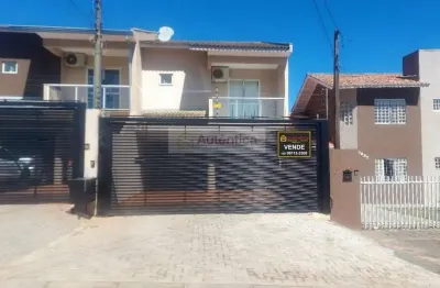 Sobrado para venda em cascavel, coqueiral, 3 dormitórios, 1 suíte, 3 banheiros, 2 vagas