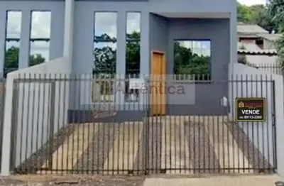 Casa para venda em cascavel, brasilia, 3 dormitórios, 1 suíte, 2 banheiros, 2 vagas