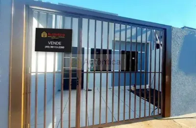 Casa para venda em cascavel, siena, 2 dormitórios, 1 banheiro, 2 vagas