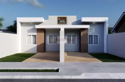 Casa para venda em cascavel, siena, 3 dormitórios, 1 suíte, 2 banheiros, 2 vagas