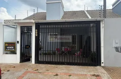 Casa para venda em cascavel, mantovani, 3 dormitórios, 1 banheiro, 2 vagas