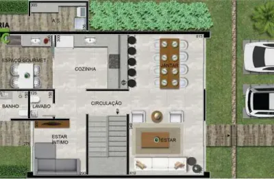 Casa em condomínio fechado com 3 quartos à venda na rua jair ferreira de sá, --, garças, belo horizonte por r$ 2.490.000
