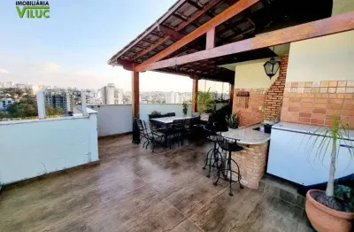 Cobertura com 3 quartos à venda na rua maria cândida de jesus, --, jardim paquetá, belo horizonte por r$ 950.000