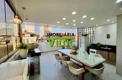 Cobertura com 4 quartos à venda na rua desembargador josé satyro, --, castelo, belo horizonte por r$ 1.290.000